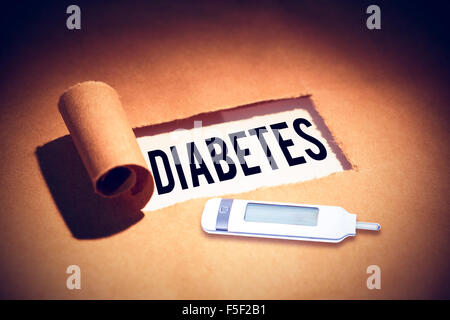 Composite image of diabetes Stock Photo