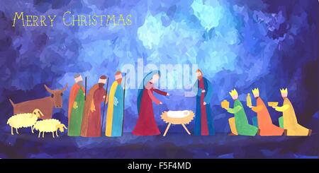 Hand drawn Christmas illustration Stock Vector
