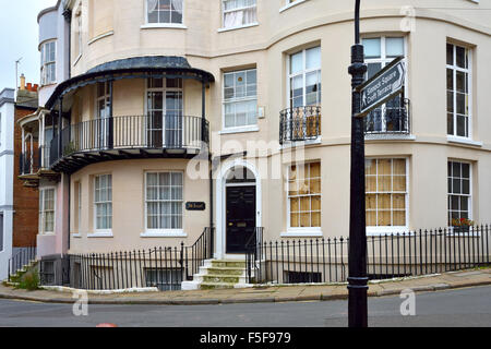 Inspector Christopher Foyle's house in Hastings. From the TV series Foyle's War. Stock Photo