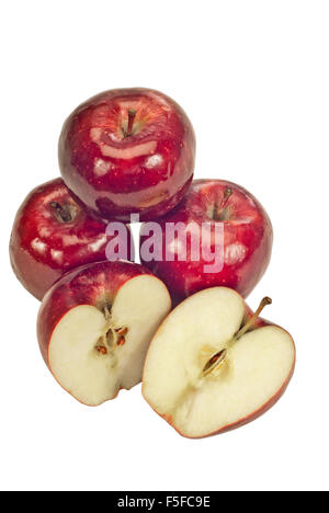 Red Delicious Apples Stock Photo