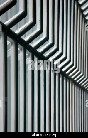 Interior detail, Harpa Concert Hall and Conference Center, Reykjavik, Iceland Stock Photo