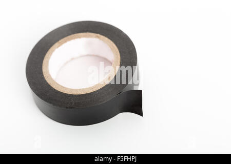 Black industrial tape Stock Photo