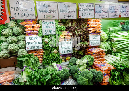 Delray Beach Florida,The Boys Farmers Market,grocery store,supermarket,food,retail products,display case sale,merchandise,packaging,brands,product pro Stock Photo