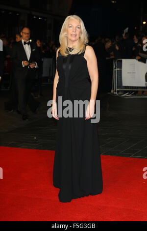 London, UK, 18th Oct 2015: Amanda Nevill attends the Steve Jobs premiere and closing night gala, 59th BFI London Film Festival at the Odeon Leicester Square in London. Stock Photo