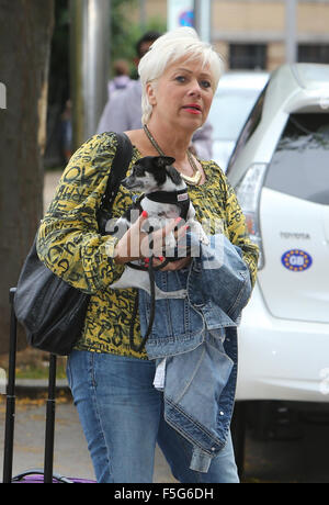 Denise Welch outside ITV Studios  Featuring: Denise Welch Where: London, United Kingdom When: 03 Sep 2015 Stock Photo