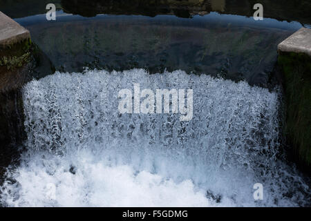 Cassone, Italy, the river Fiume Aril, the shortest river in Italy and ...