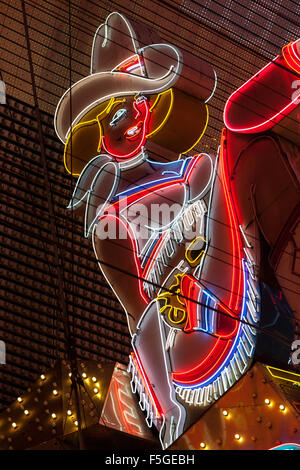 Neon Cowgirl Stock Photo - Alamy