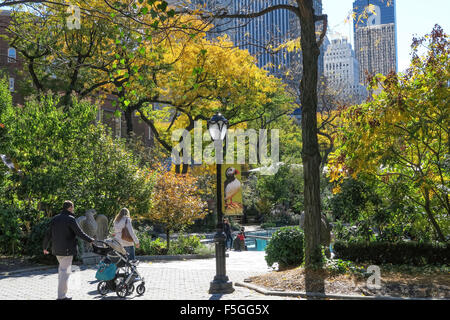 Central Park Zoo, NYC, USA Stock Photo