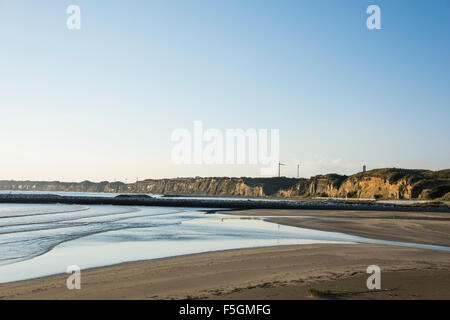 Stratum at Byobugaura,Choshi Marina beach,Choshi City,Chiba Prefecture ...