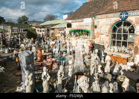 Wells,Reclamation,salvage,yard,recycling,garden,furniture,Somerset,England,English,GB,Great Britain,Britain,British,UK, Stock Photo