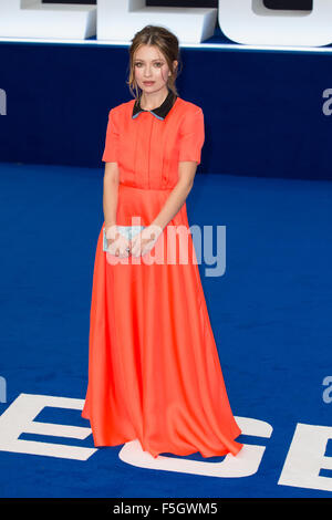 The World  Premiere of “Legend” held at the Odeon Leicester Square - Arrivals  Featuring: Emily Browning Where: London, United Kingdom When: 03 Sep 2015 Stock Photo