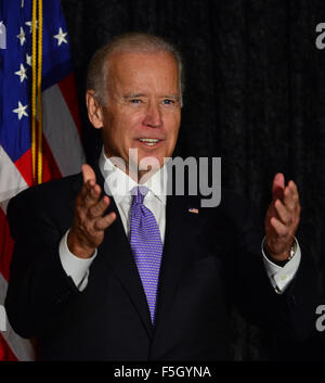 Vice President Biden meets with Jewish community leaders In Davie, Florida  Featuring: Vice President Joe Biden Where: Davie, Florida, United States When: 03 Sep 2015 Stock Photo