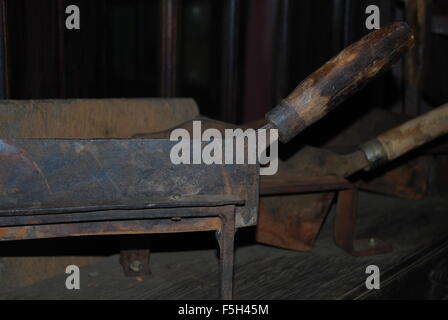 Guillotine at the Museum of Traditional Vietnamese Medicine, Ho Chi Minh City, Vietnam, Asia Stock Photo