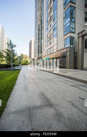 View of modern buildings in Beijing, China Stock Photo