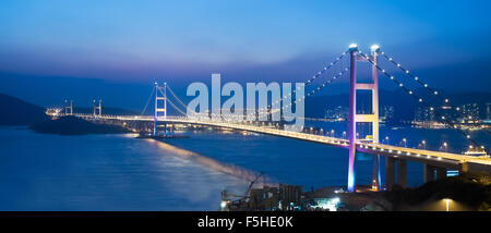 Ching Ma Bridge in Hong Kong Stock Photo