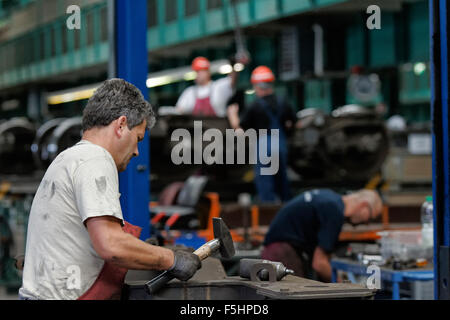 Berlin, Germany, the main workshop of the Berlin S-Bahn in Berlin-Oberschoeneweide Stock Photo