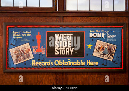 West Side Story film poster at the Dome Cinema, Worthing, West Sussex, UK Stock Photo
