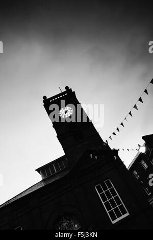 The Market Hall, Kington. Herefordshire. UK. Stock Photo