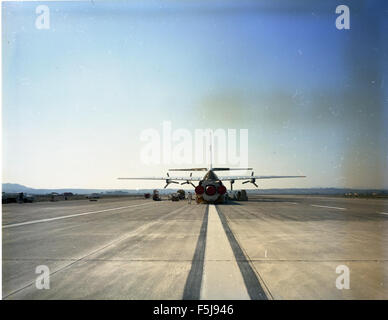 Atlas 100D  Details Loading onto C-133 at Miramar Stock Photo