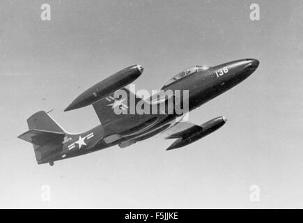 McDonnell F2H Banshee, jet fighter aircraft at Naval Museum of Alberta ...