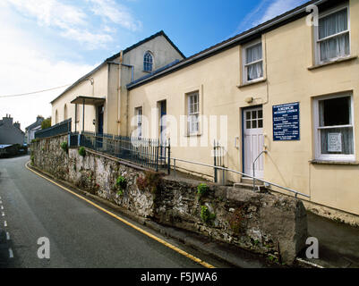 Wesleyan Chapel, Minister's house and School House, Wesley Street, Amlwch, Anglesey, North Wales, UK Stock Photo