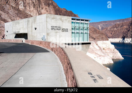 Hoover Dam spillway house event center. Stock Photo