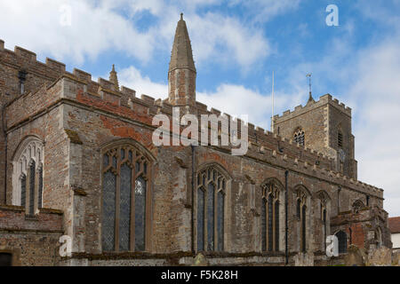 Parish Church of St Peter and St Paul's. Clare, Suffolk Stock Photo