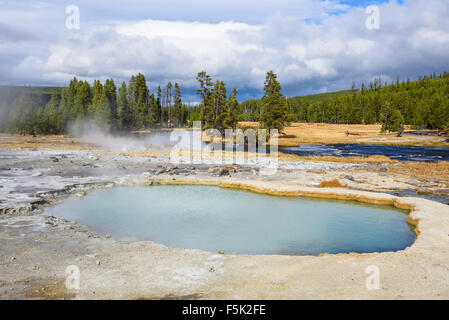 Biscuit Basin, Yellowstone National Park Stock Photo - Alamy