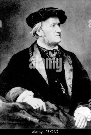 RICHARD WAGNER (1813-1883) German Composer In 1871 Stock Photo - Alamy