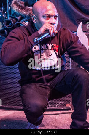 Detroit, MI, USA. 31st Oct, 2015. Members of the group ONYX celebrate Hallowicked at the Detroit Fillmore in Michigan. © Alexis Simpson/ZUMA Wire/Alamy Live News Stock Photo