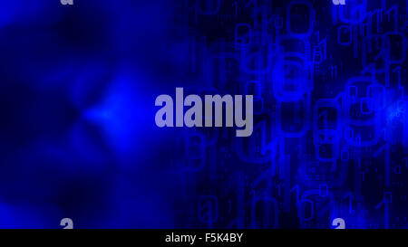 Futuristic computer hacker attack background Stock Photo