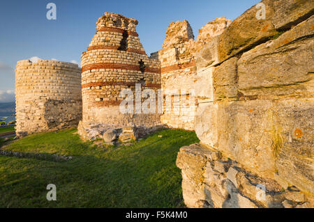 Fortress of old town Nessebar, Bulgaria Stock Photo