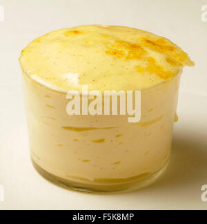 Sweet dessert presentation. Mousse. Stock Photo