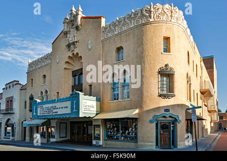 Lensic Theater, Santa Fe, New Mexico USA Stock Photo