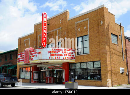 The historic Artcraft Theater in Franklin, Indiana Stock Photo - Alamy