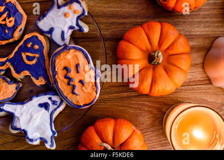 Homemade Halloween Cookies Stock Photo