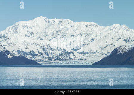 Hubbard Glacier in Yakutat Bay, Alaska. Stock Photo