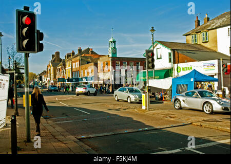 Berkhamsted High Street, Hertfordshire Stock Photo