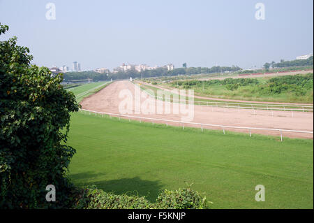 The image of Mahalaxmi race Course was taken in Mumbai, India Stock Photo