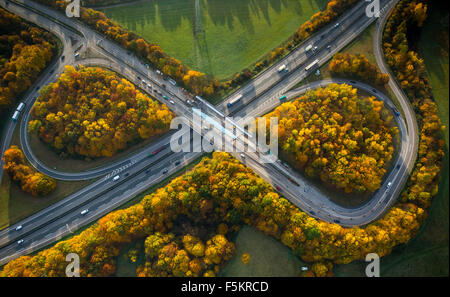 A43, Witten-Herbede, bridge alternate exit, motorway, Witten,  bridge construction site Stock Photo