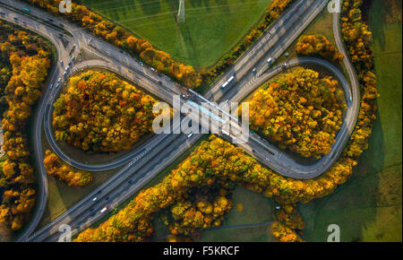 A43, Witten-Herbede, bridge alternate exit, motorway, Witten,  bridge construction site Stock Photo