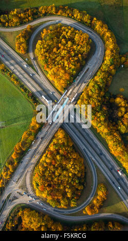 A43, Witten-Herbede, bridge alternate exit, motorway, Witten,  bridge construction site Stock Photo