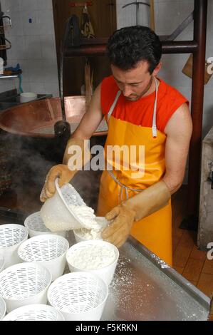 Agordino ricotta cream cheese  Credit © Marco Bruzzo/Sintesi/Alamy Stock Photo Stock Photo