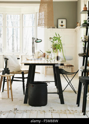 Sweden, Vastergotland, View of home interior