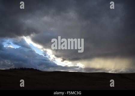Stormy horizon. Stock Photo