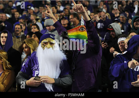 Manhattan, Kansas, USA. 05th Nov, 2015. Kansas State Wildcats fans before the game during the NCAA Football game between the Baylor Bears and the Kansas State Wildcats at Bill Snyder Family Stadium in Manhattan, Kansas. Kendall Shaw/CSM/Alamy Live News Stock Photo