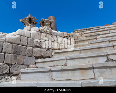 The Roman Odeum  at Kom el Dikka, Alexandria, Northern Egypt Stock Photo