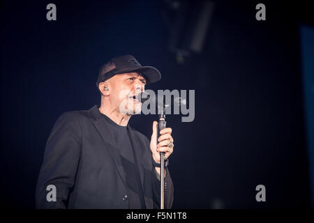 Max Pezzali during the Italian singer Music Concert Max Pezzali - Max30 Nei  Palasport on April 06, 2023 at the Palasele in Eboli, Italy (Photo by  Alfonso Maria Salsano/LiveMedia Stock Photo - Alamy