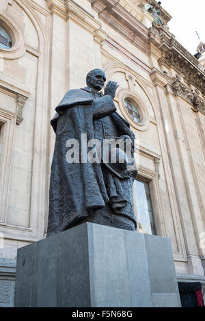 Statue of Cardinal Jose Maria Caro Rodriquez, Santiago, Chile Stock Photo