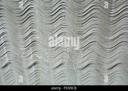 New asbestos boards in stock. Asbestos sheets are exposed for sale Stock Photo